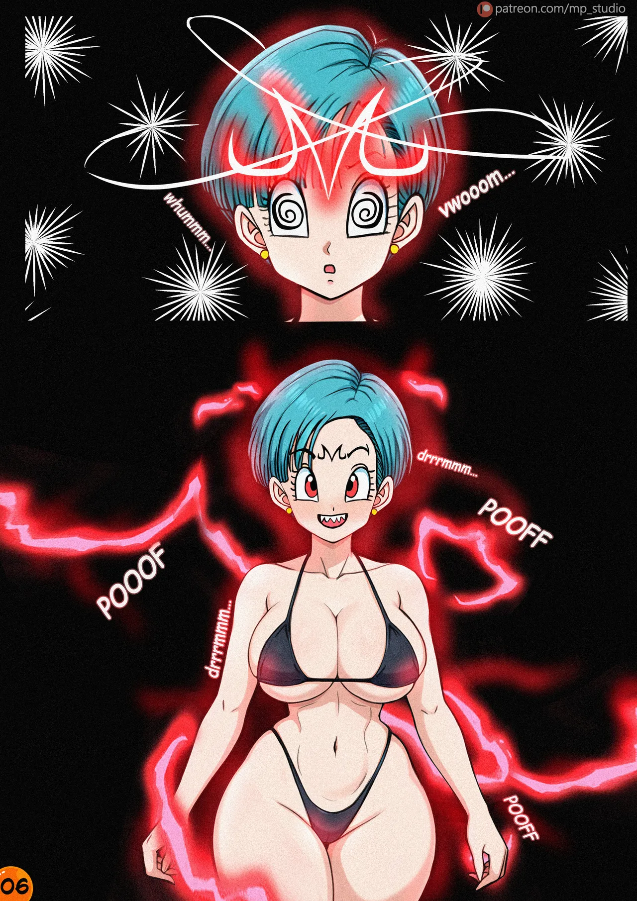 Majin Bulma porn comic picture 7
