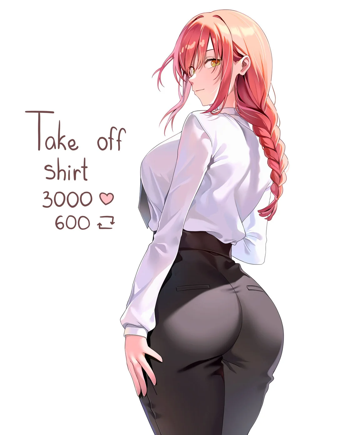 Makima-Strip Game porn comic picture 2