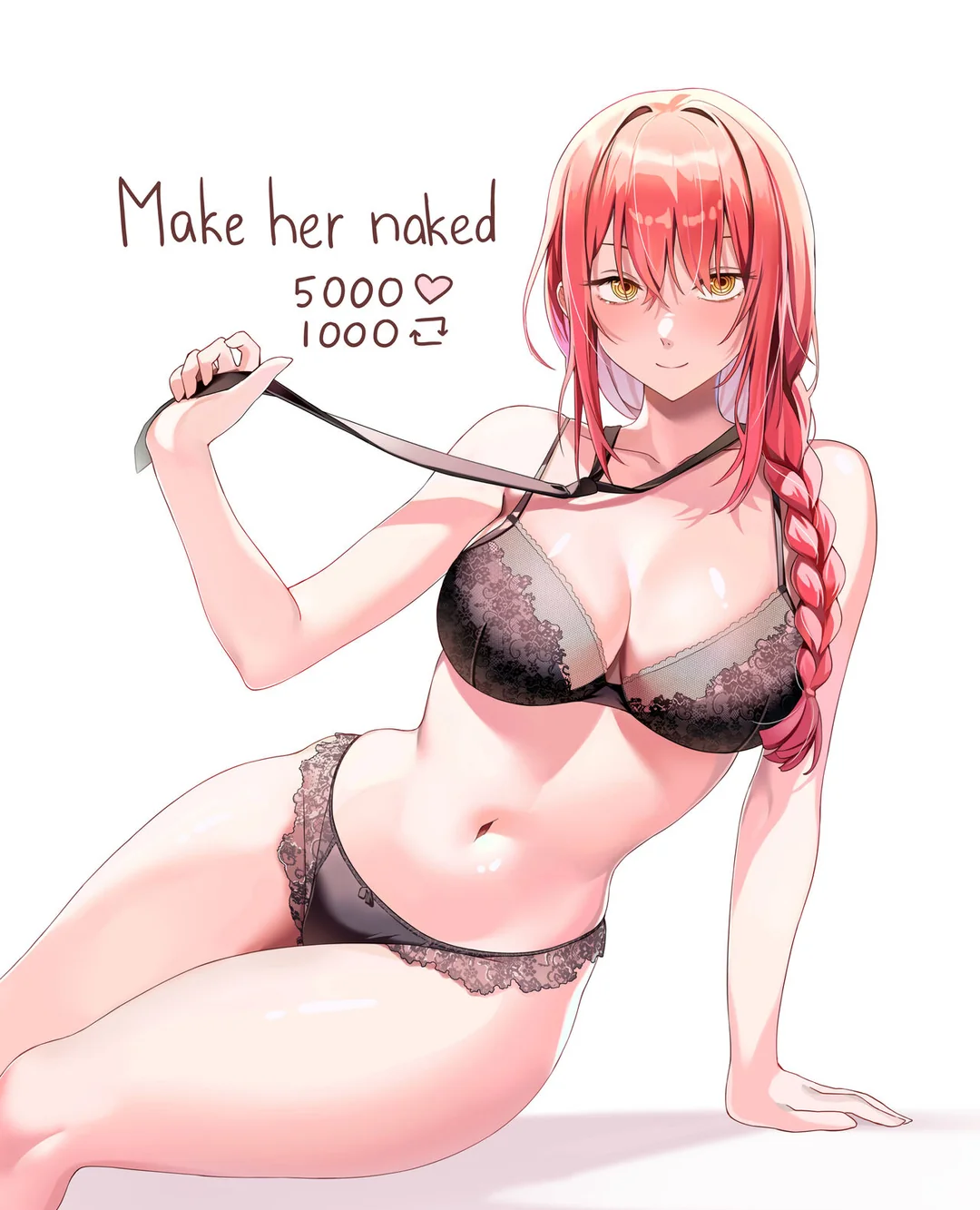 Makima-Strip Game porn comic picture 4