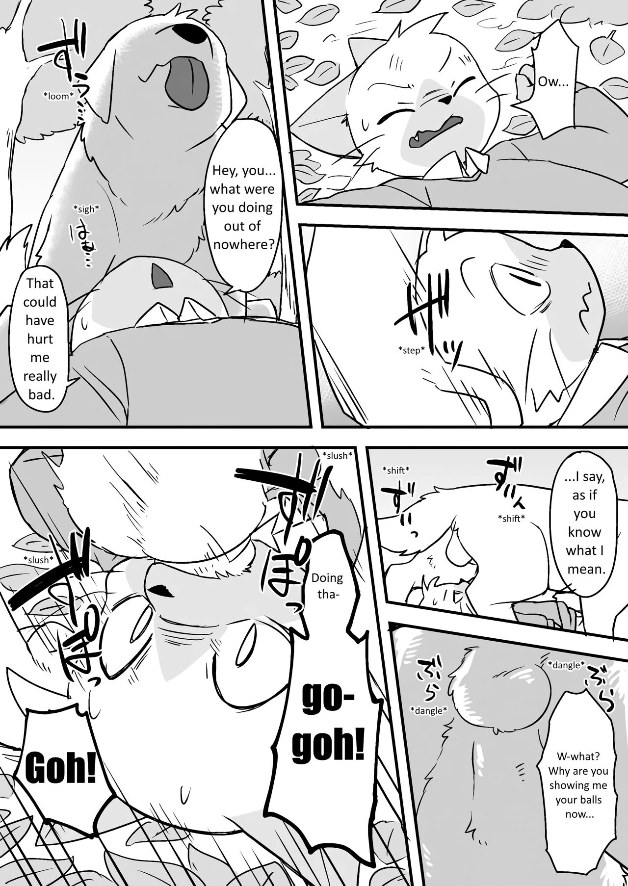Manmosu Marimo | Walking the Cat (Unfinished porn comic picture 4