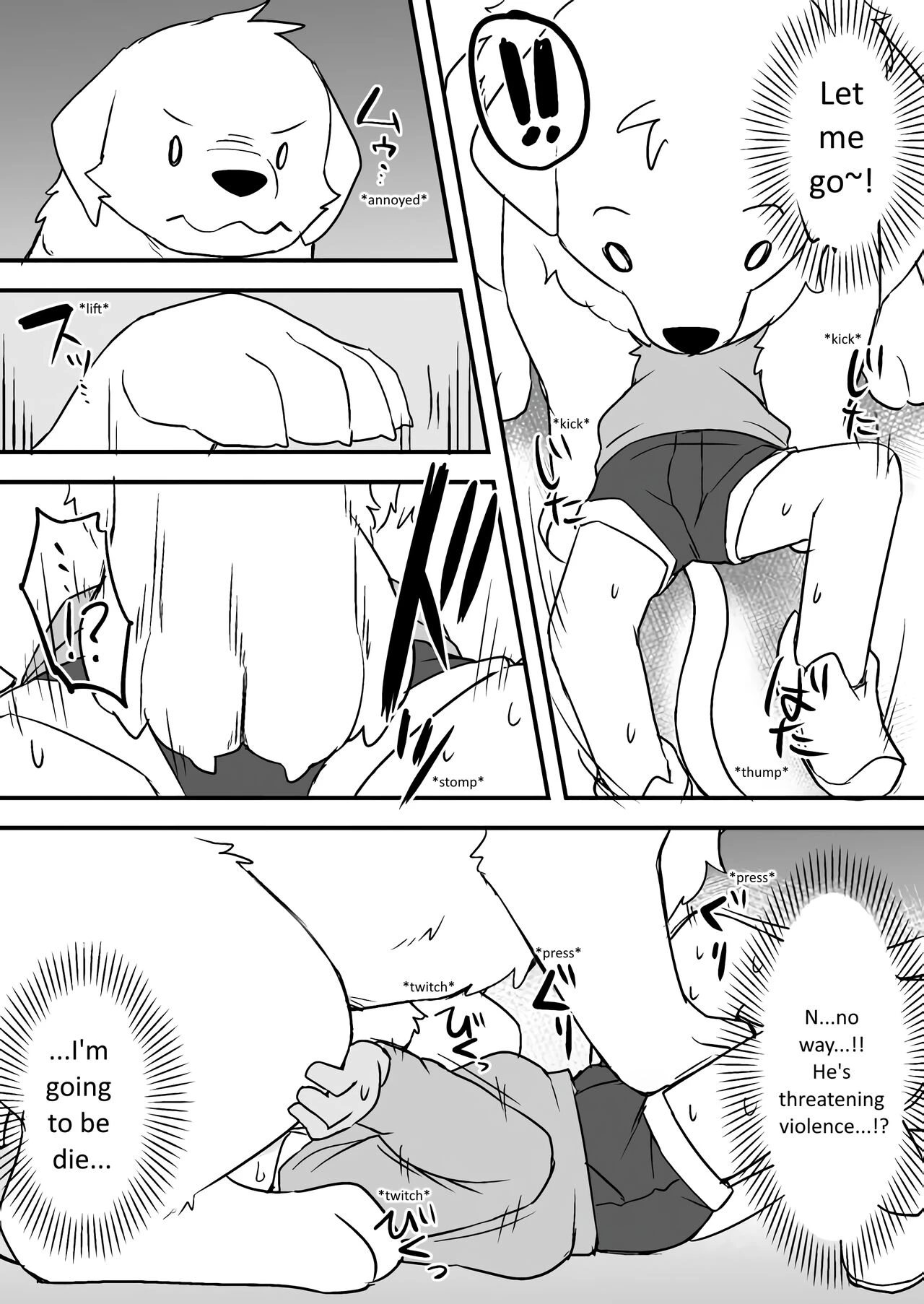 Manmosu Marimo | Walking the Cat (Unfinished porn comic picture 8