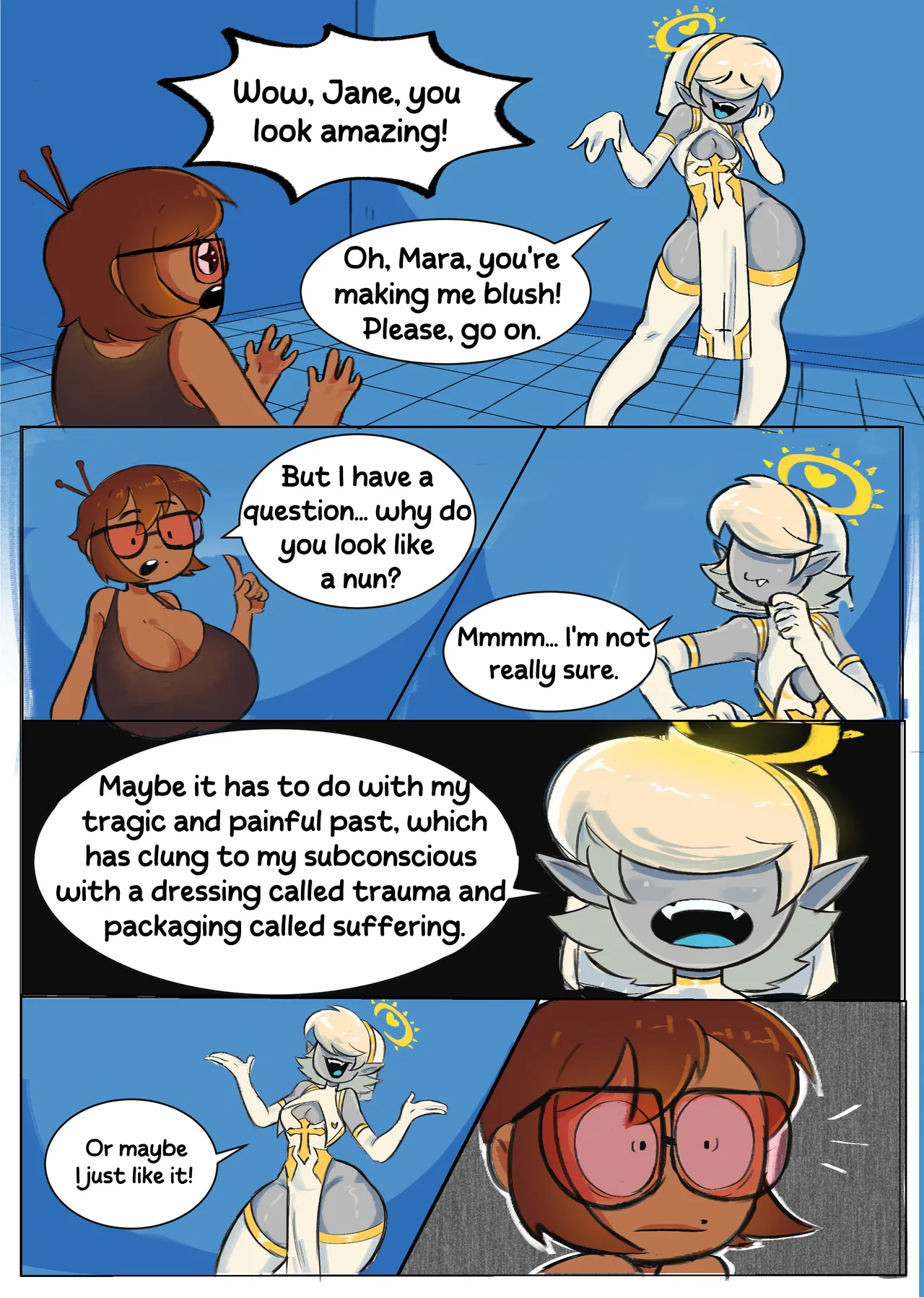 Mara: Transformation porn comic picture 2