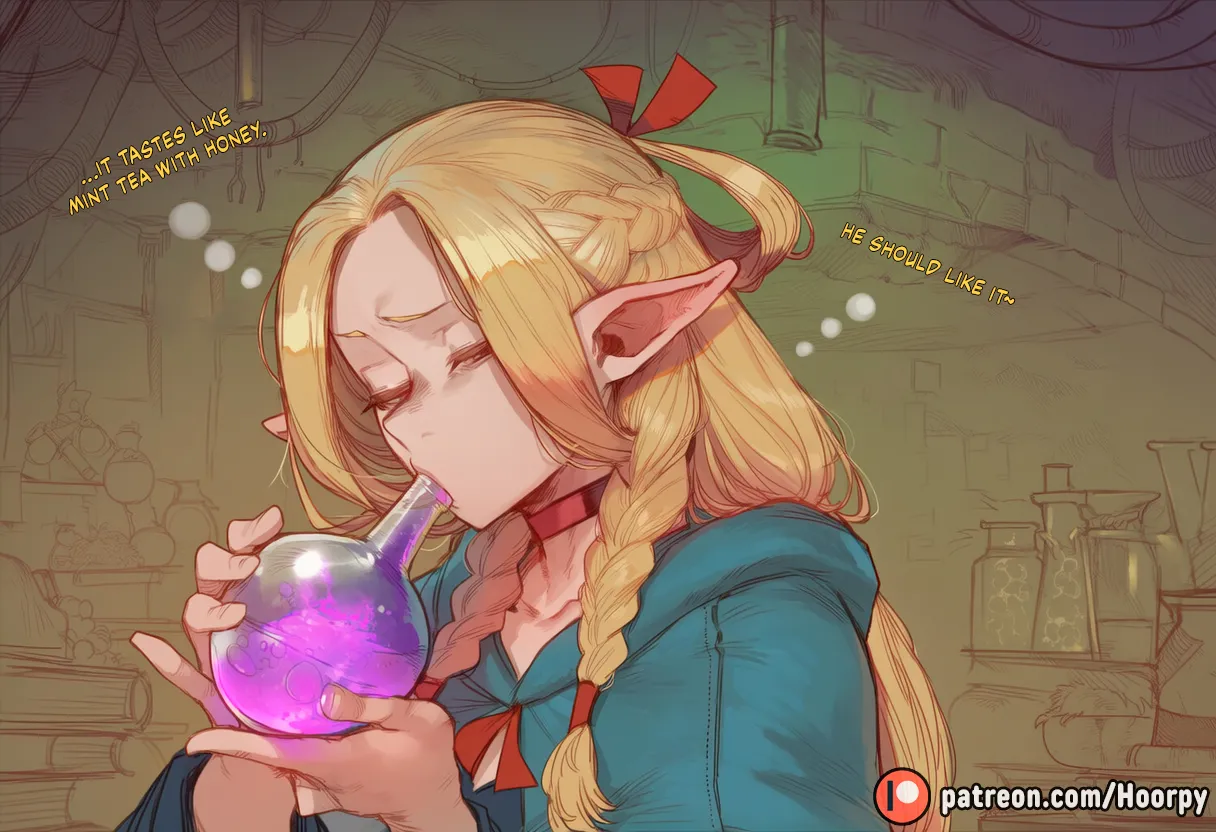 Marcille's Potion Experiment porn comic picture 8