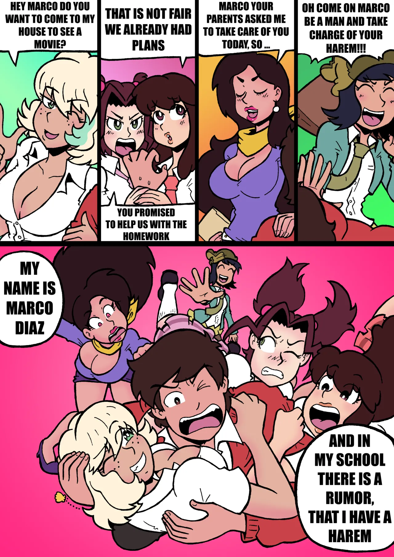 MARCO HAREM WORLDS SCHOOL porn comic picture 100