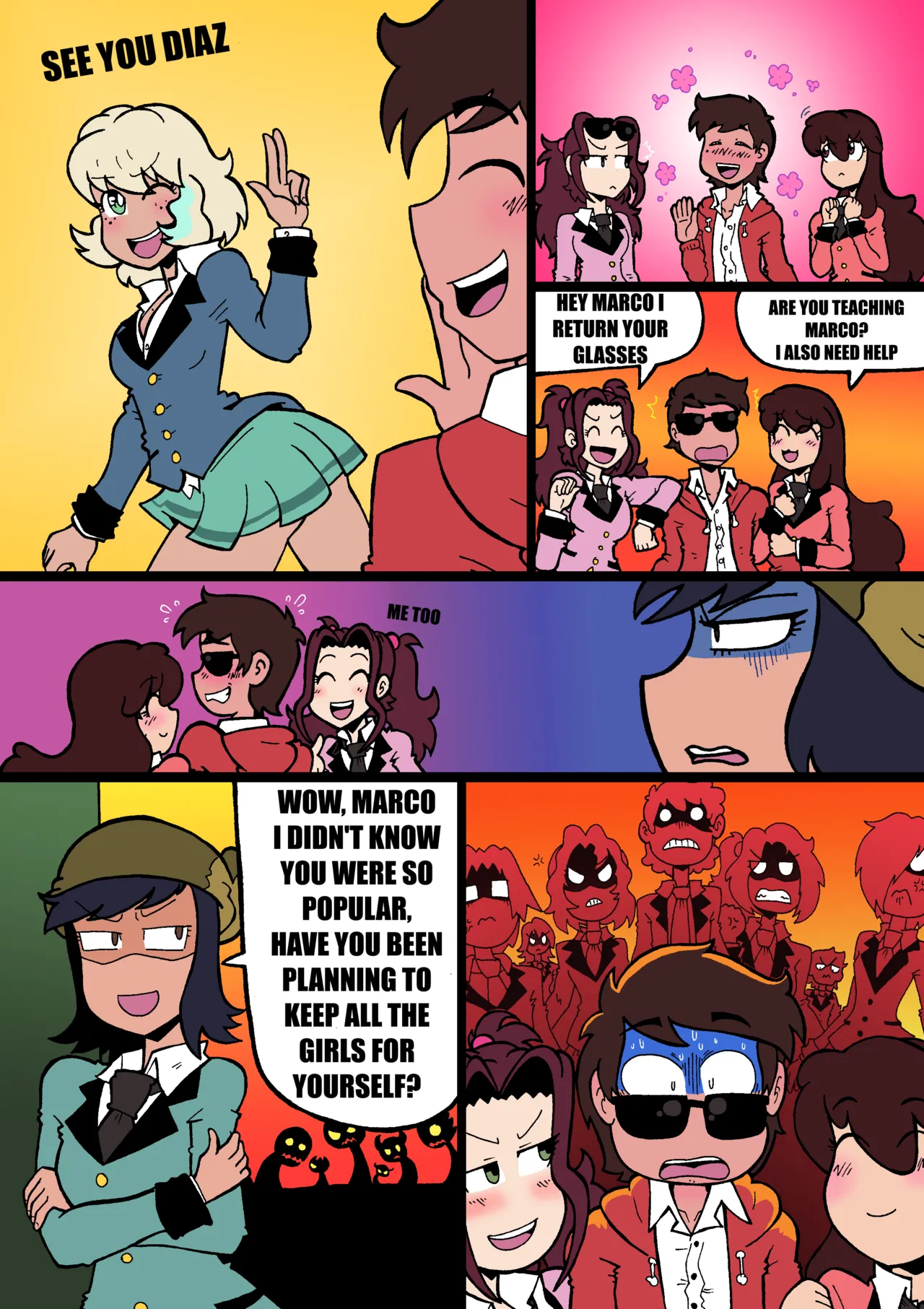 MARCO HAREM WORLDS SCHOOL porn comic picture 33