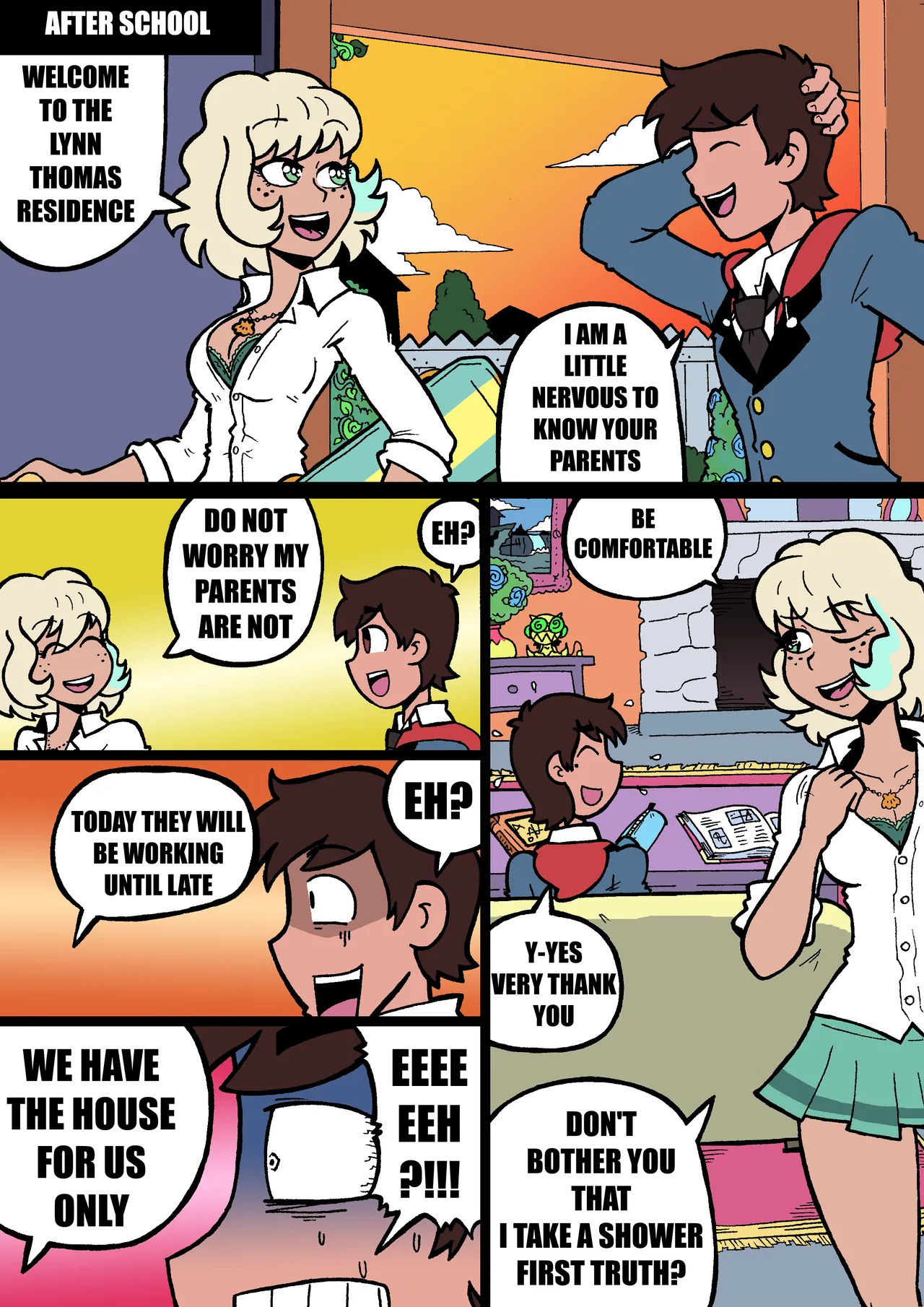 MARCO HAREM WORLDS SCHOOL porn comic picture 5