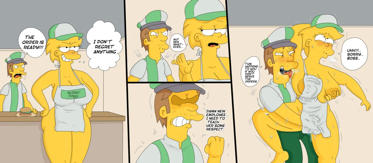 Marge & Lisa's Adventures in Fast Food porn comic picture 12