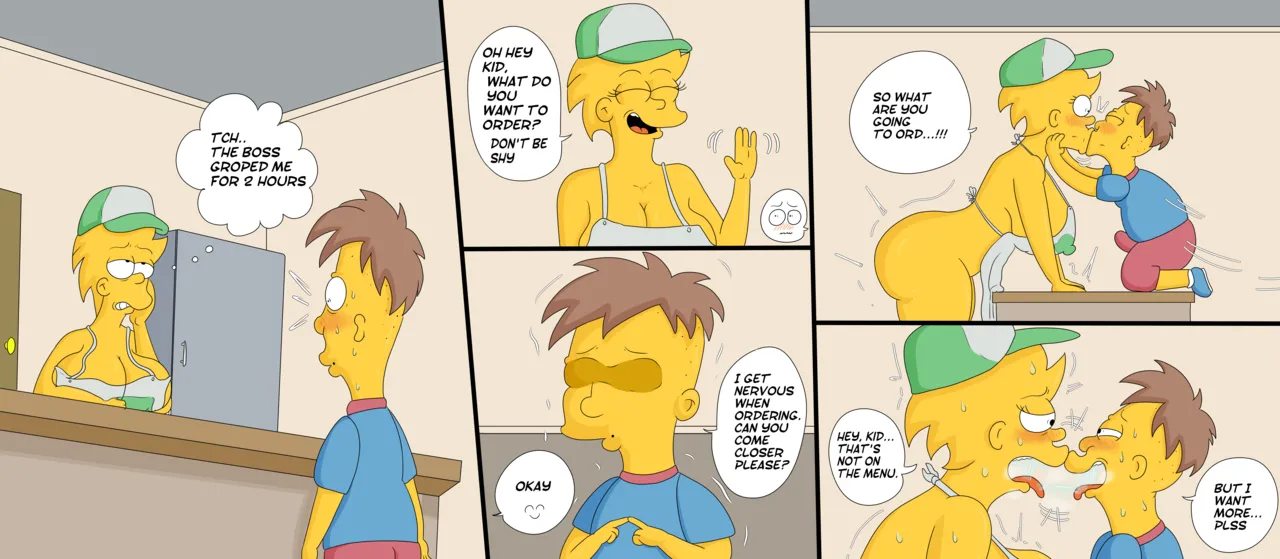 Marge & Lisa's Adventures in Fast Food porn comic picture 13