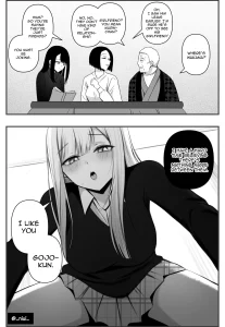Marin x Gojo porn comic picture 1