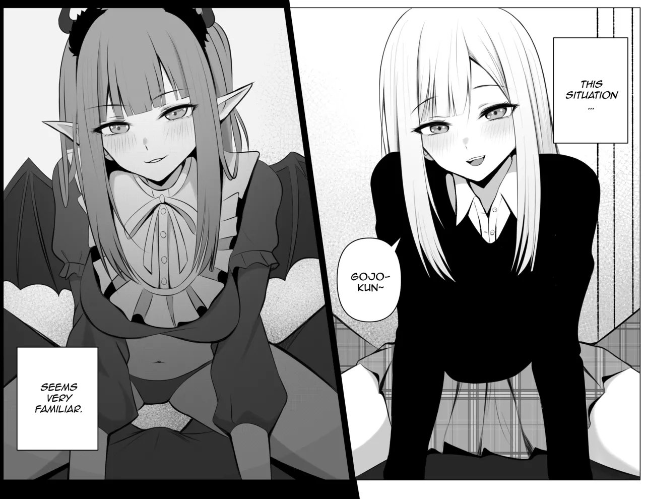 Marin x Gojo porn comic picture 4