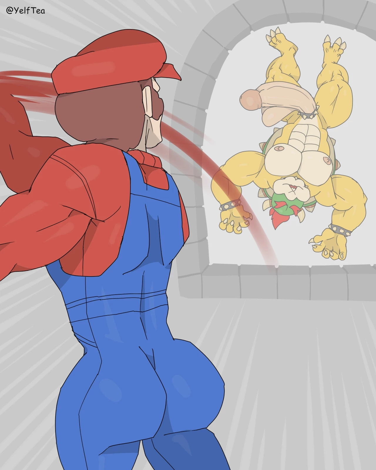 Mario "saves" her porn comic picture 16