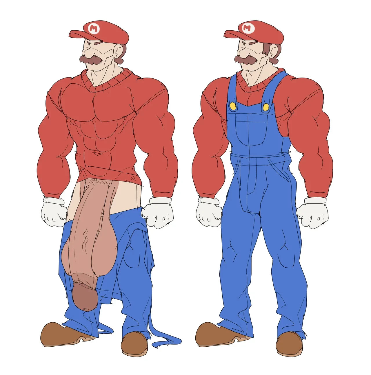 Mario "saves" her porn comic picture 2