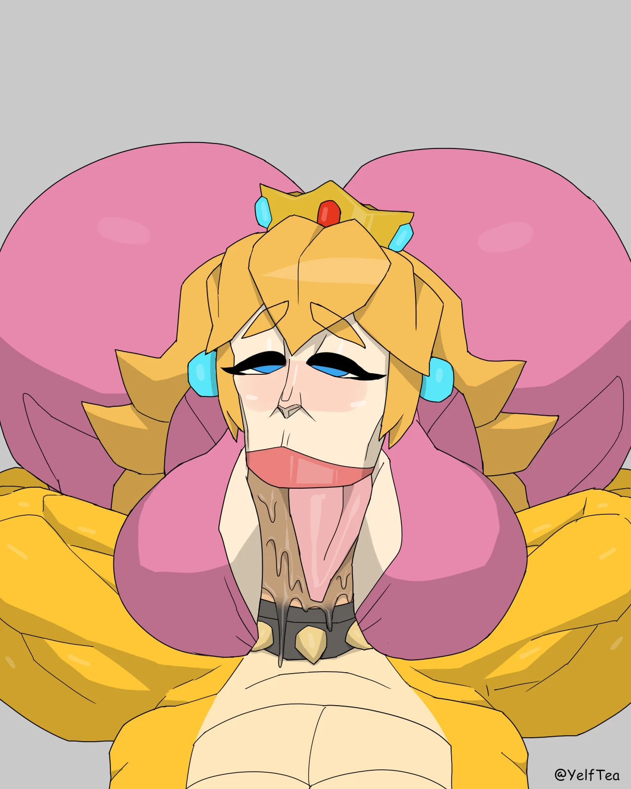 Mario "saves" her porn comic picture 8