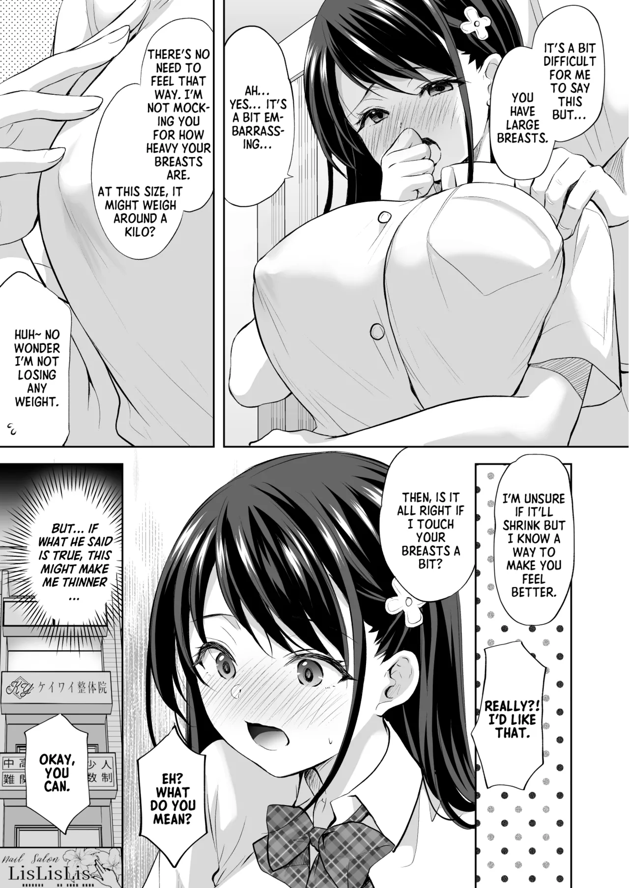 Massage parlor above the cram school porn comic picture 31