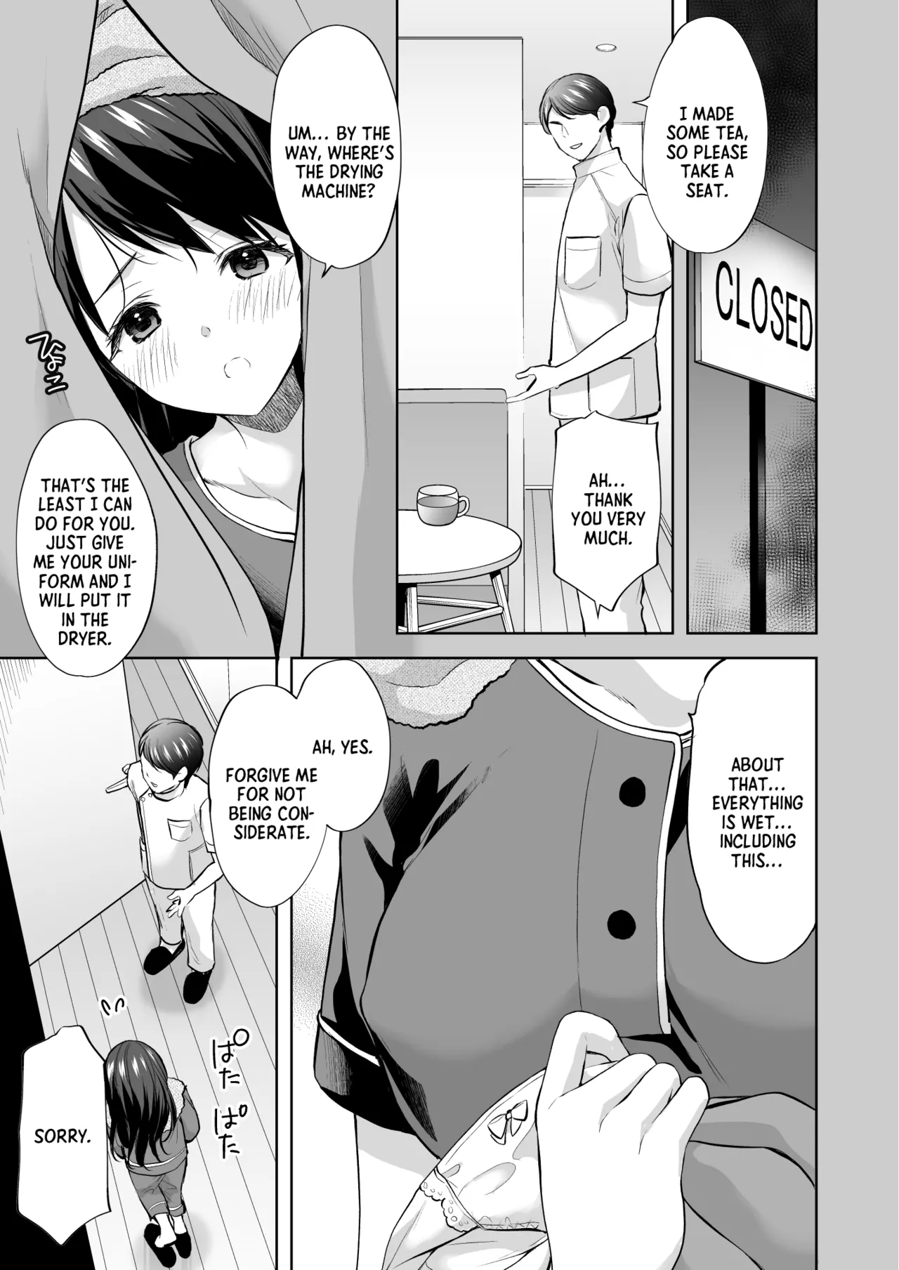Massage parlor above the cram school porn comic picture 7