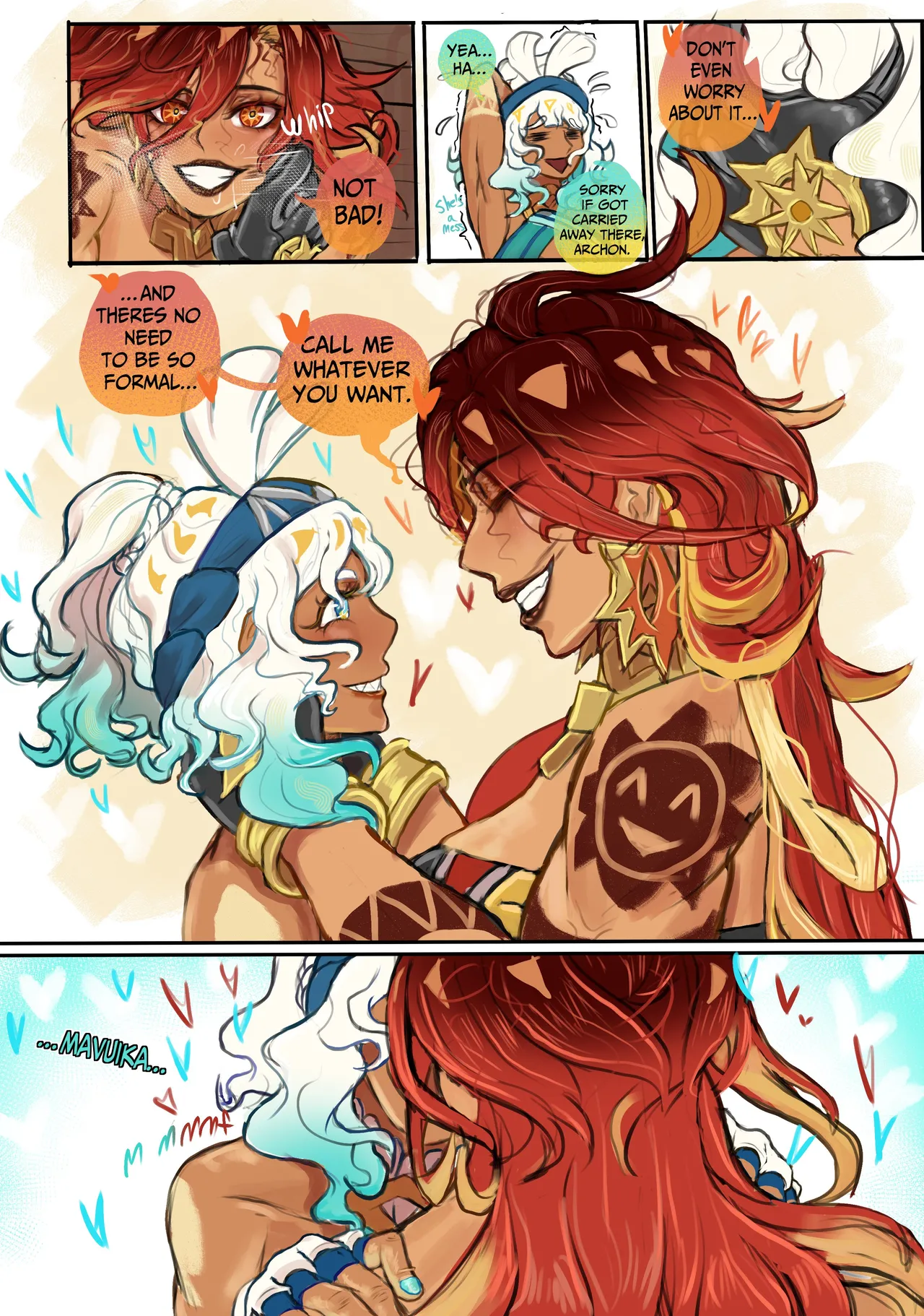 Mavuika x Mualani porn comic picture 6