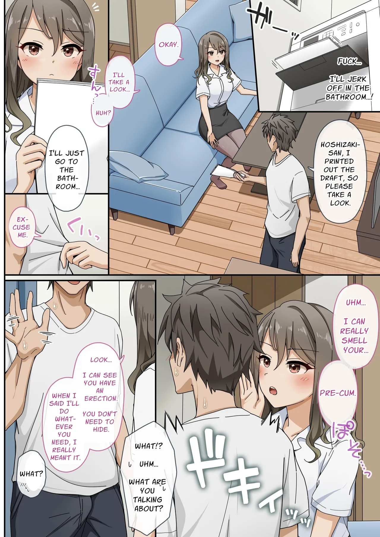 Meet The Draft Deadline While Your Beautiful Busybody Erotic Manga Editor Lends A "Helping Hand" | Sawayaki Bijin no Eromanga Henshuu-san ni Nukimakutte Morai nagara Genkou Ganbaru Hanashi porn comic picture 7