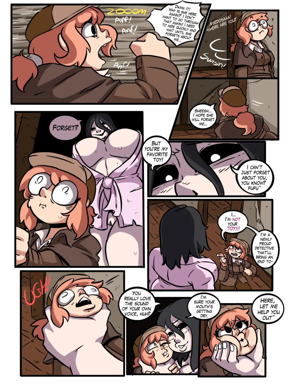 Miedosa True Purpose porn comic picture 1