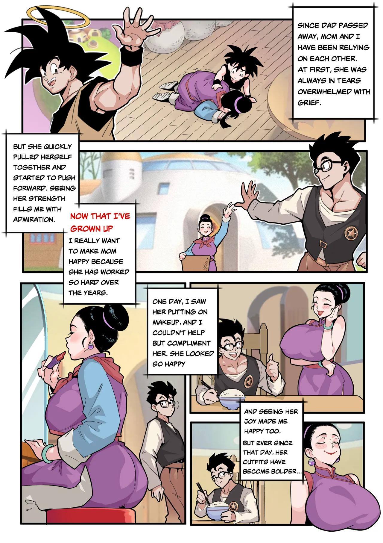 Milf Truck: Chichi & Gohan porn comic picture 2
