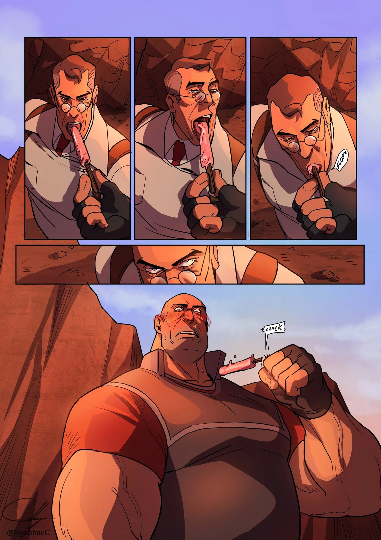 Milk Strawberry Popsicle porn comic picture 3