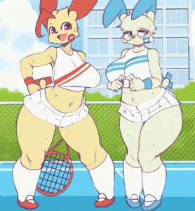 Minun And Plusle x Waterboy porn comic picture 1