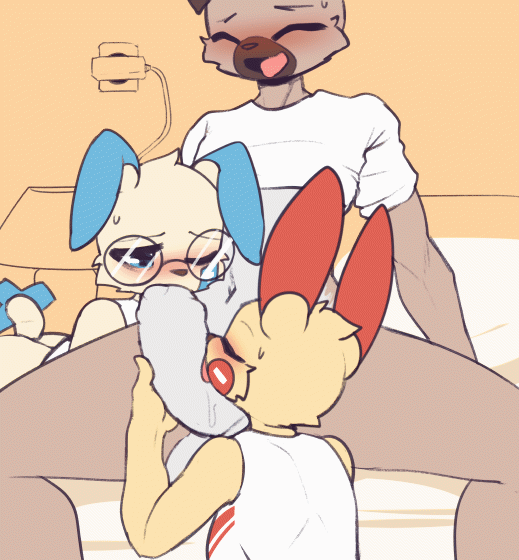 Minun And Plusle x Waterboy porn comic picture 3