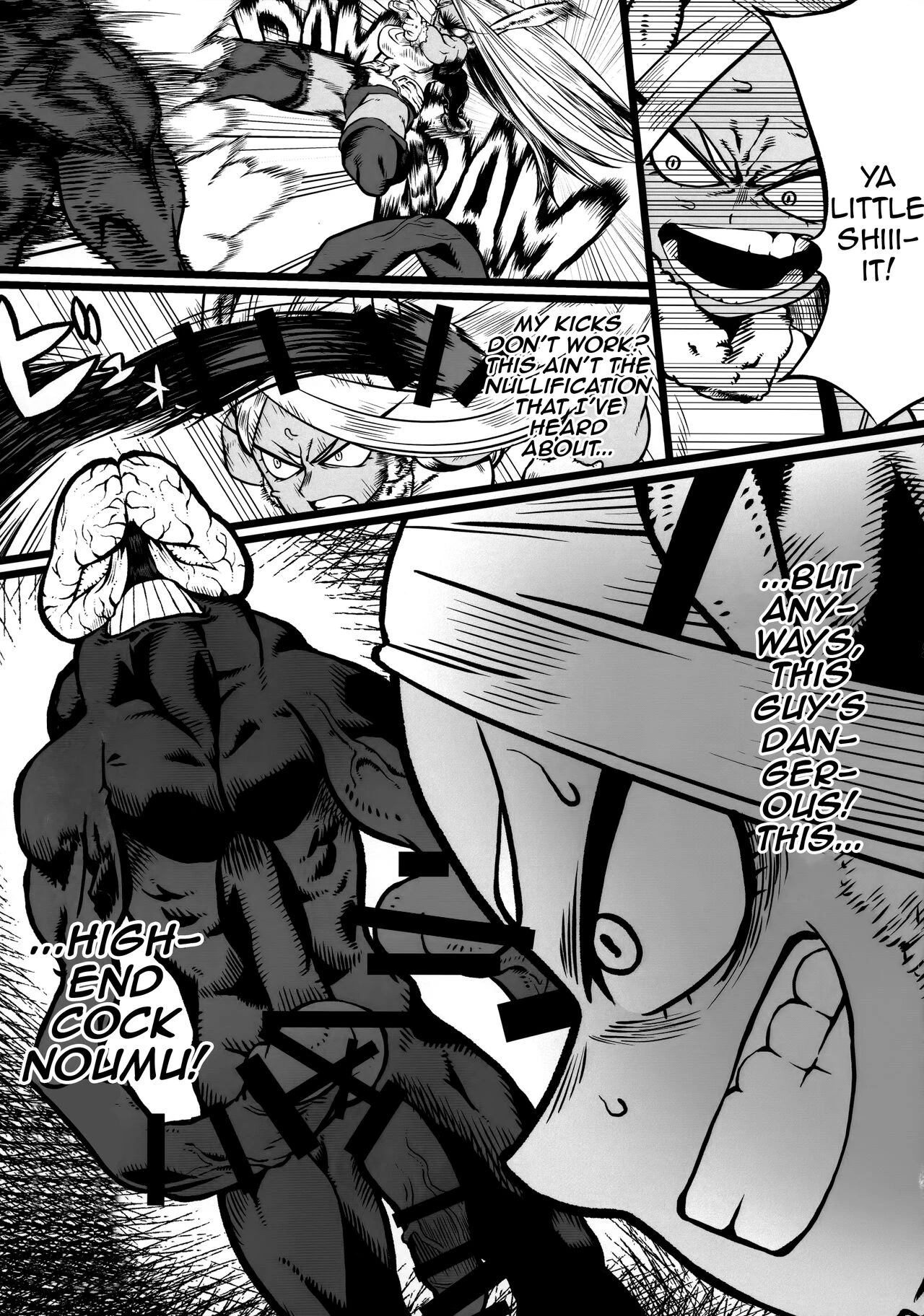 Mirko vs Dick Noumu | Mirko vs Chinpo Nounashi porn comic picture 2