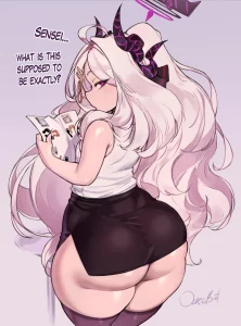 Miss Hina porn comic picture 1
