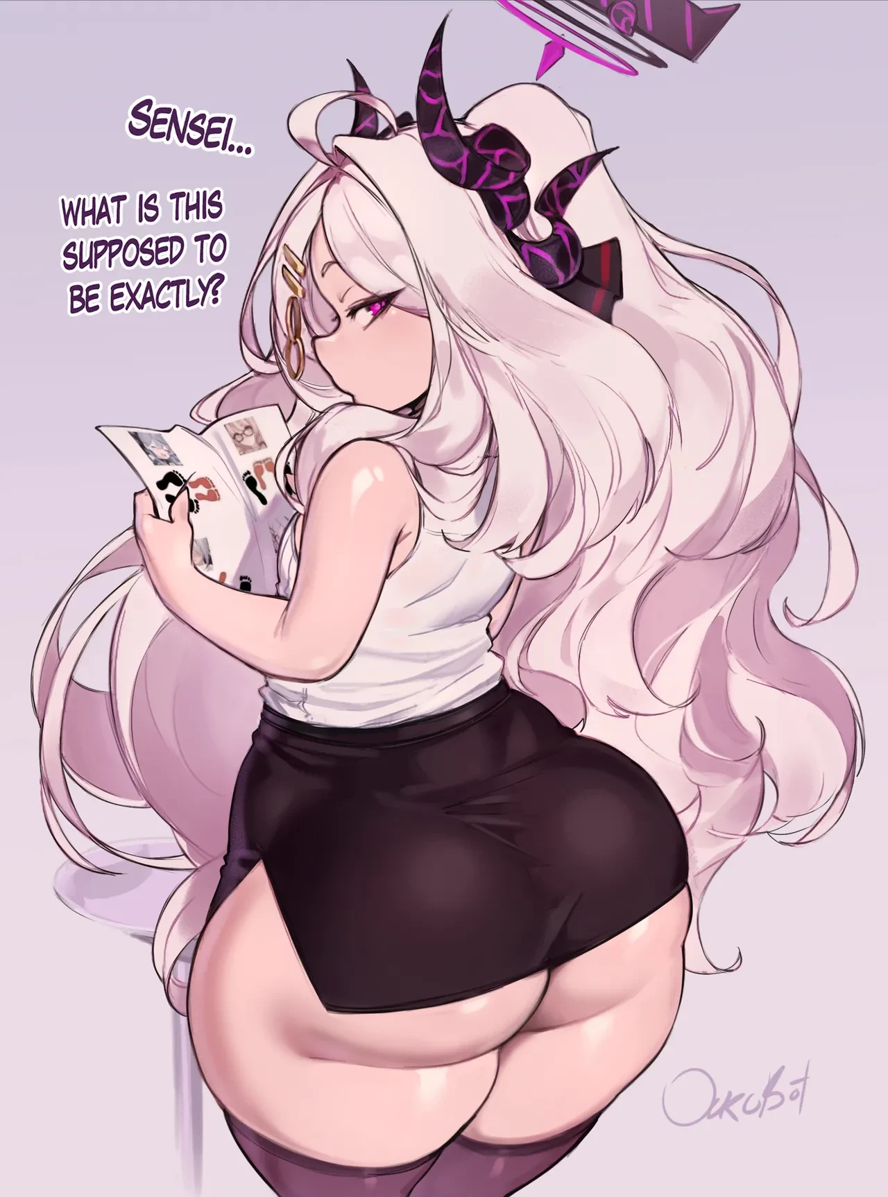 Miss Hina porn comic picture 1