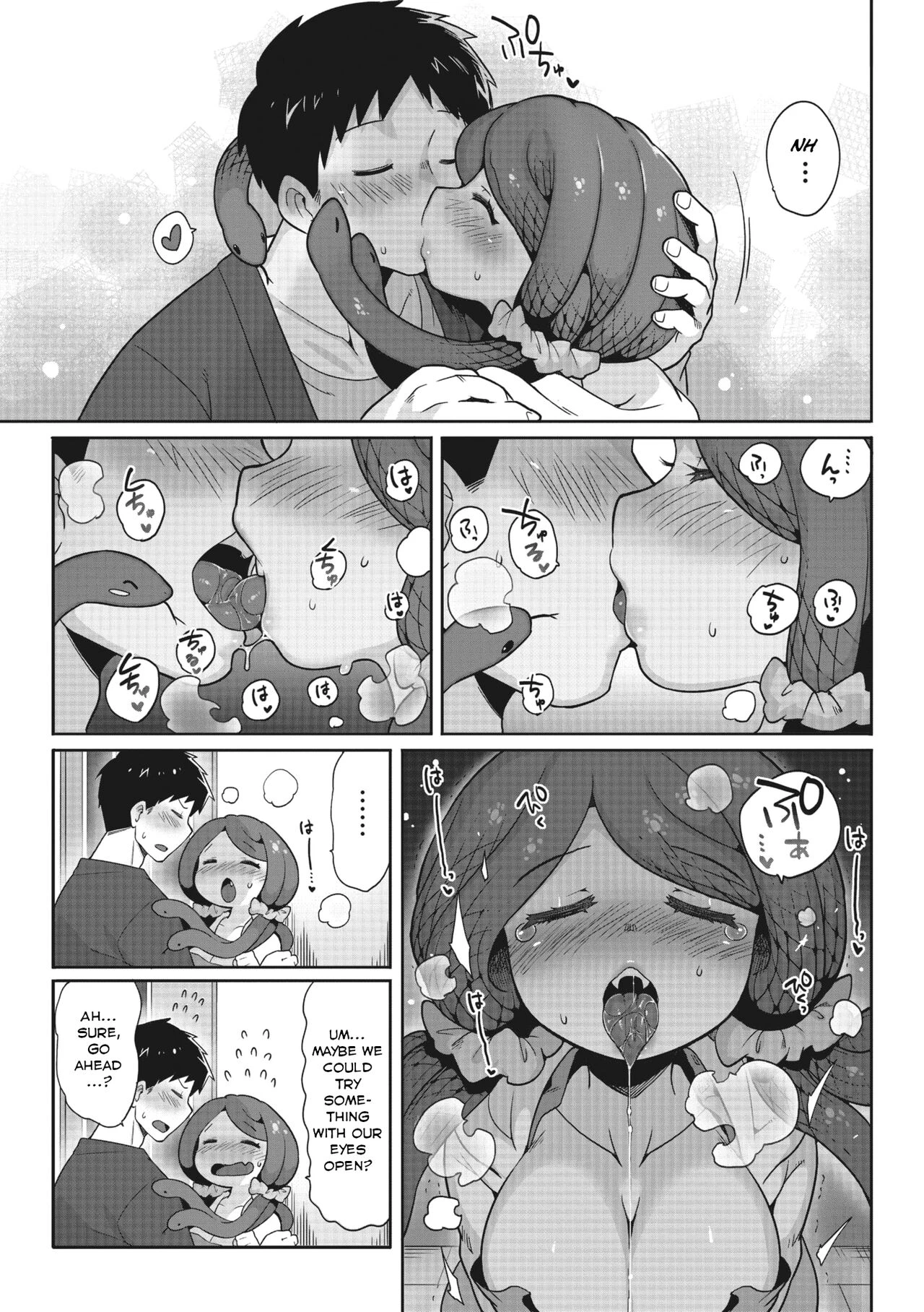 Mitsumenaide, dakishimete. | Don't look, just hold me porn comic picture 11