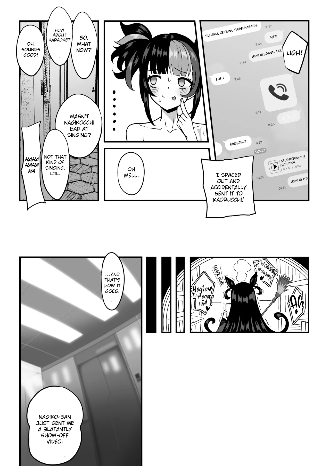 Mizugi Nagiko-san ga Toshishita Joushi to Master no Netorase Shumi ni Tsukiau Hon porn comic picture 24