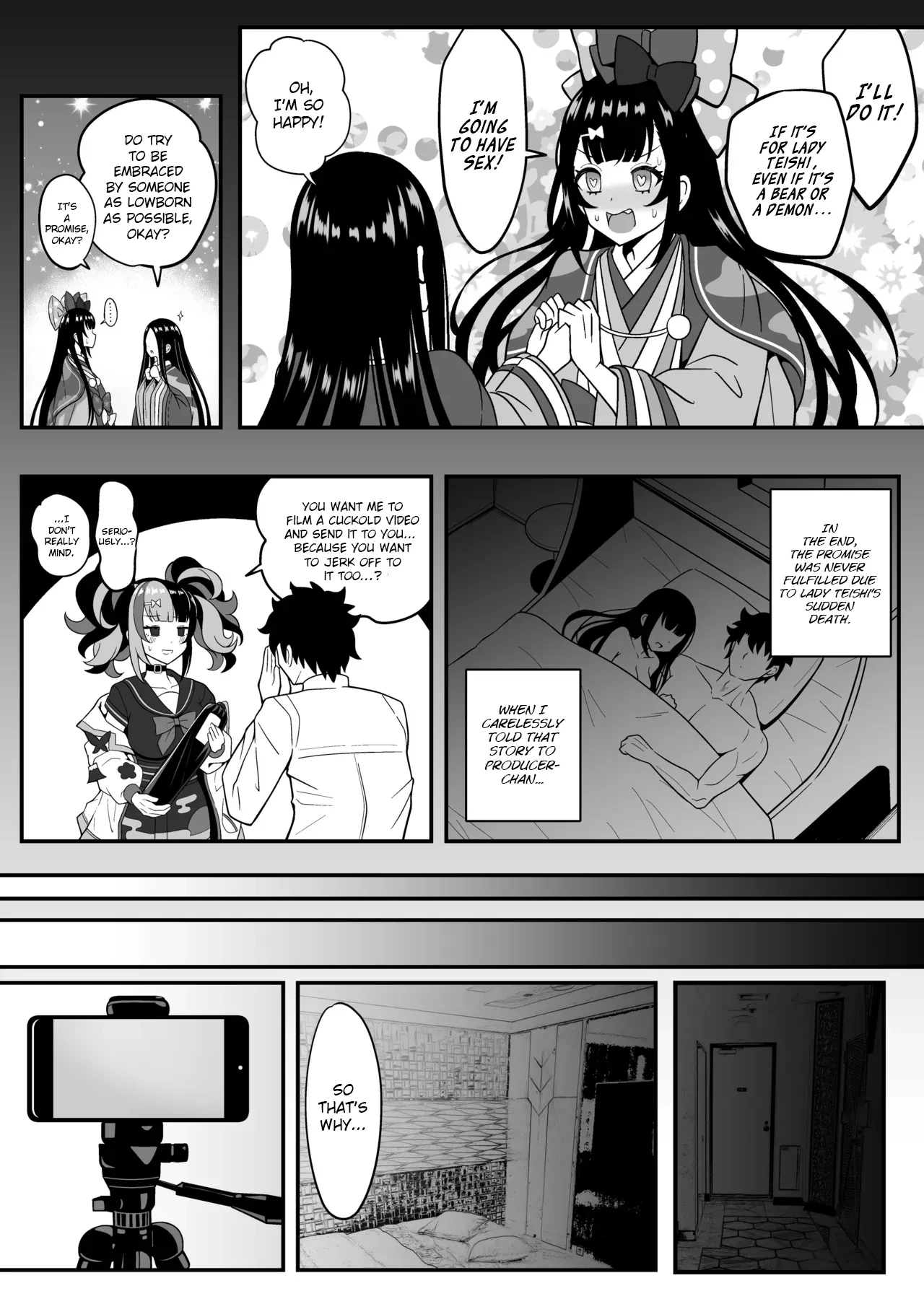 Mizugi Nagiko-san ga Toshishita Joushi to Master no Netorase Shumi ni Tsukiau Hon porn comic picture 6