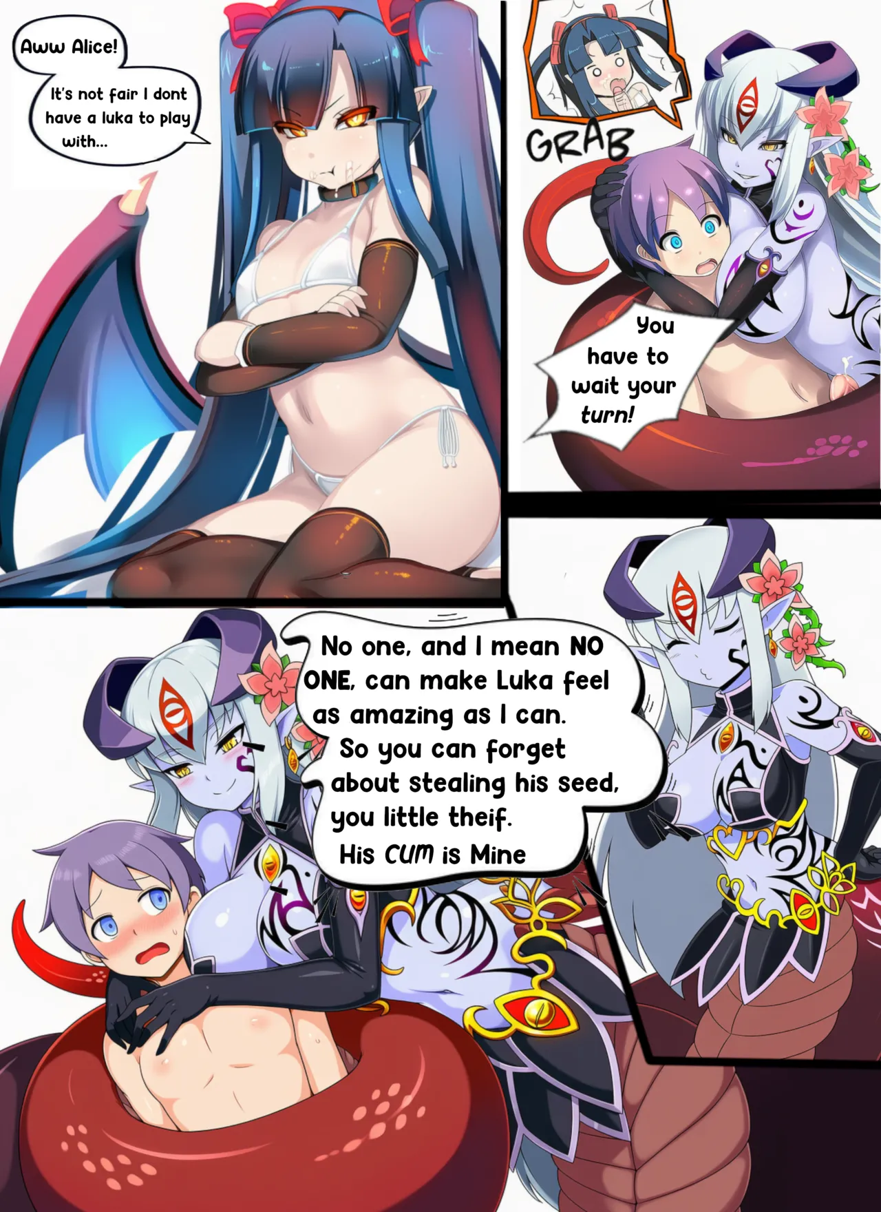 Monster Girl Quest Luka Family Reunion porn comic picture 5