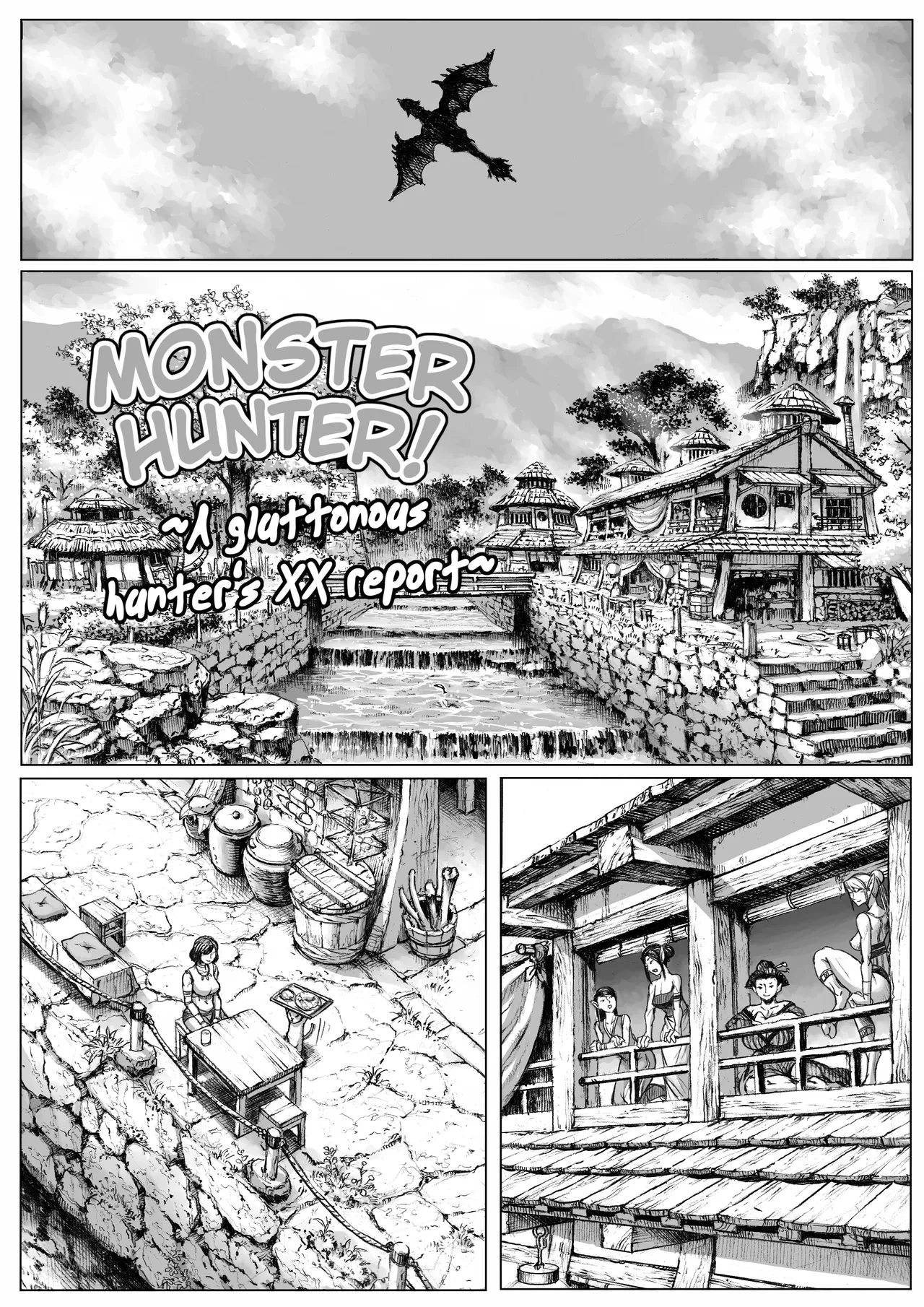 Monster Hunter! ~A gluttonous hunter's XX report ~ porn comic picture 1
