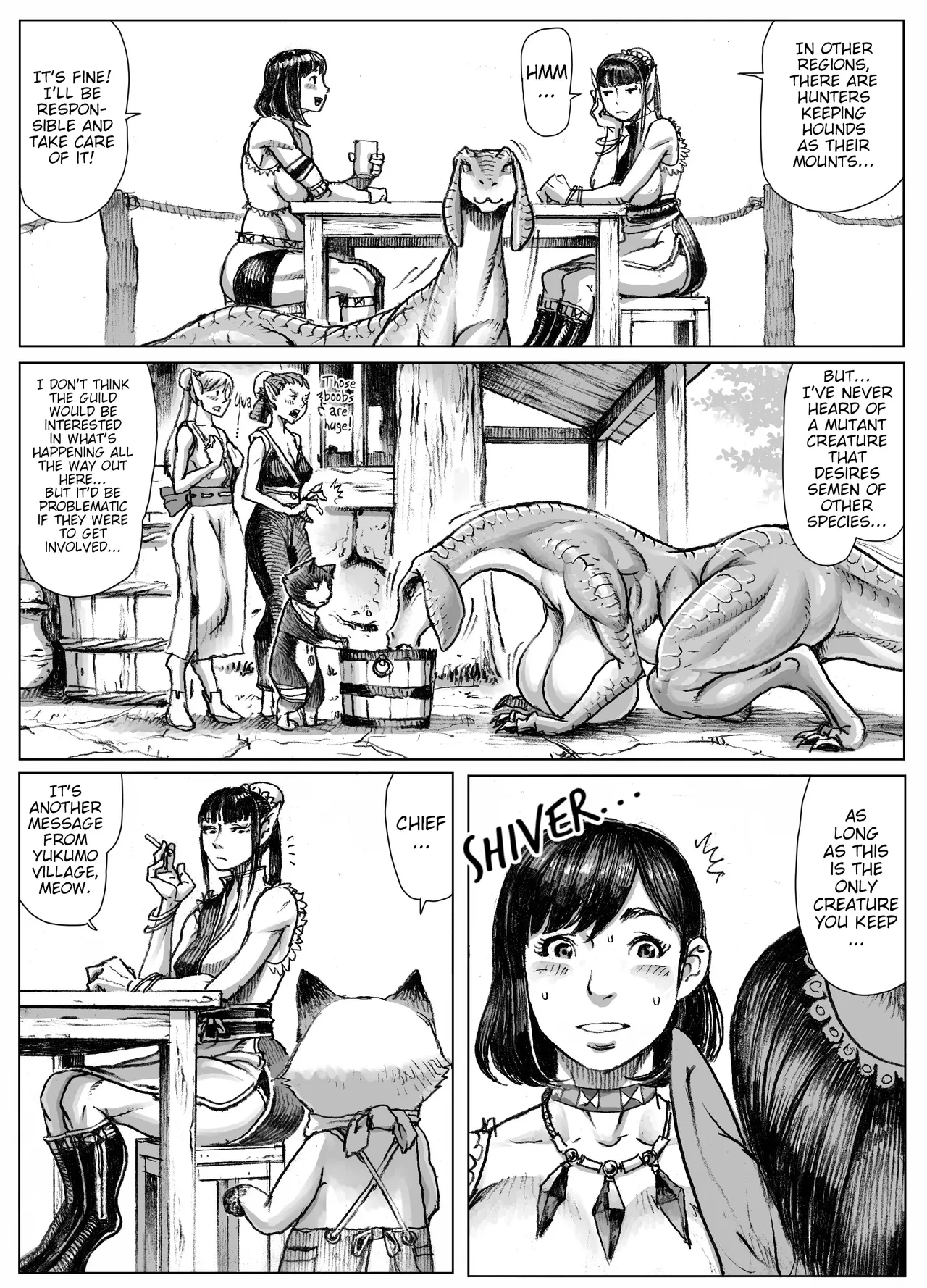 Monster Hunter! ~A gluttonous hunter's XX report ~ porn comic picture 29