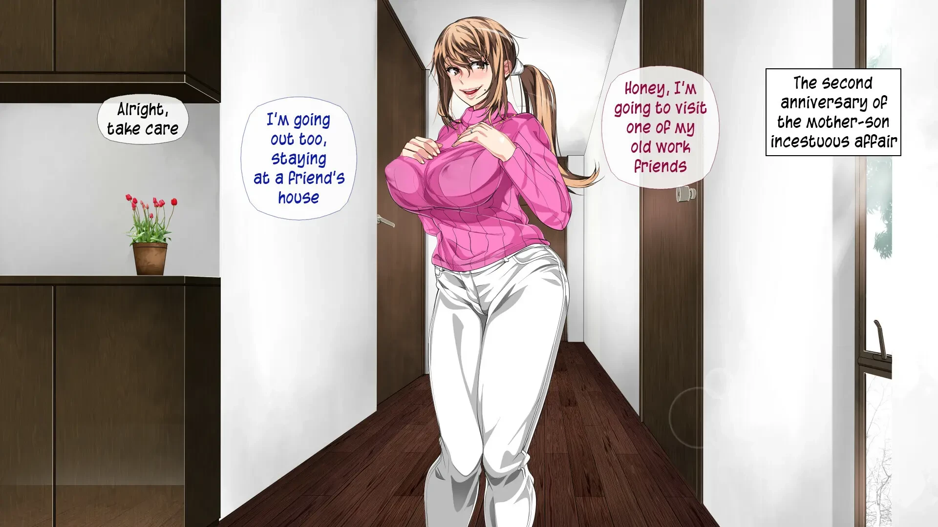 Mother and son's ongoing incestuous relationship - End porn comic picture 1