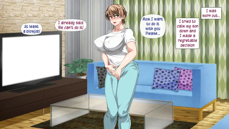 Mother and son's ongoing incestuous relationship Part1 | Boshi Soukan ga Nichijouka Shita Oyako... Sannengo, Haha o Haramaseta Musuko porn comic picture 47