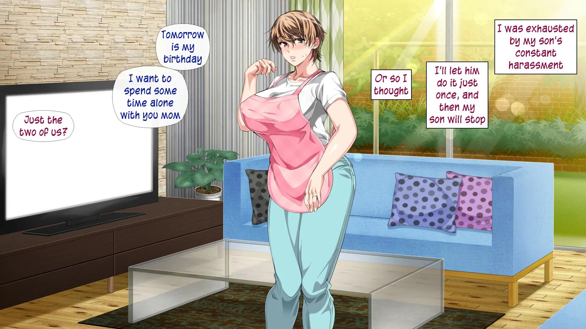 Mother and son's ongoing incestuous relationship Part1 | Boshi Soukan ga Nichijouka Shita Oyako... Sannengo, Haha o Haramaseta Musuko porn comic picture 70