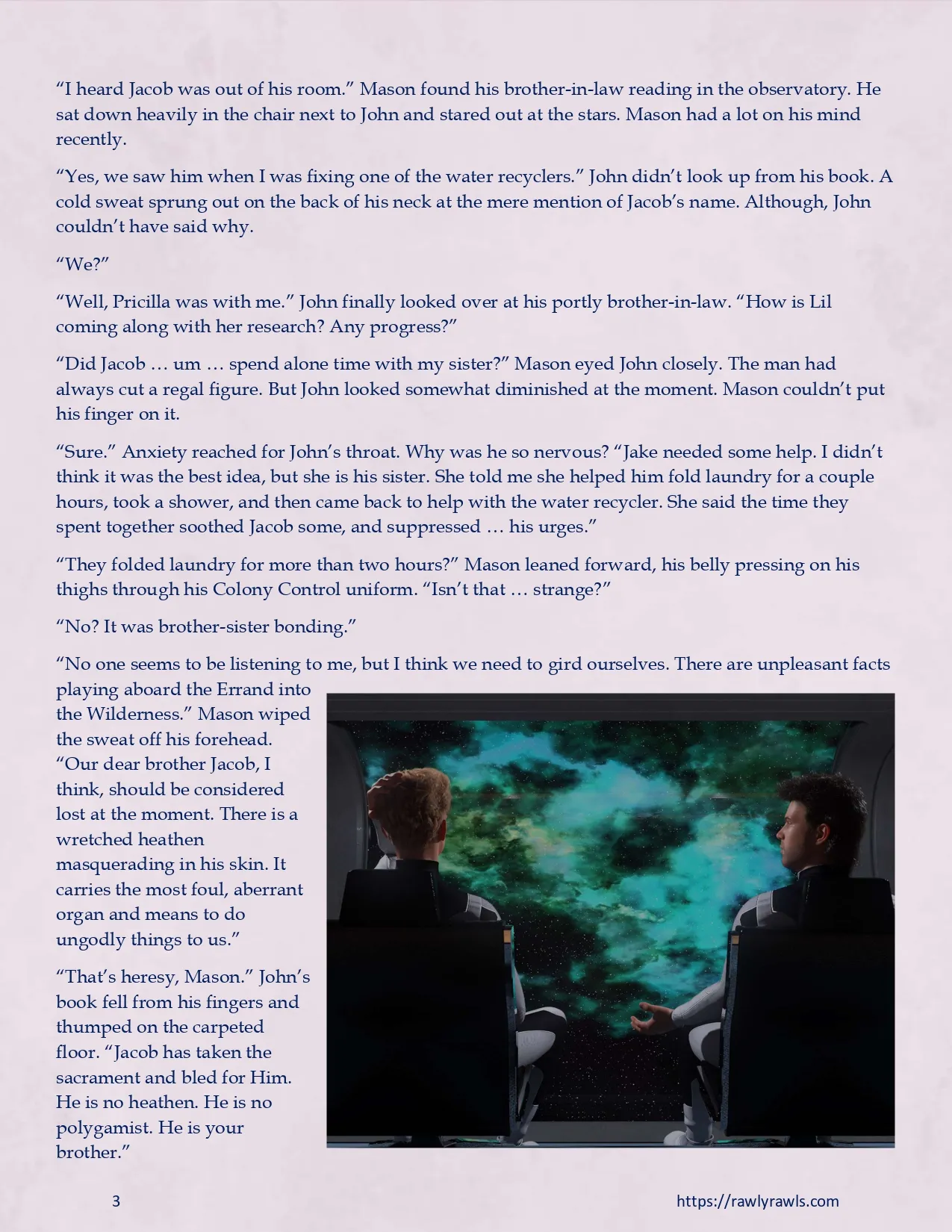 Mothership Wilderness 6: Rawly Rawls Fiction porn comic picture 3