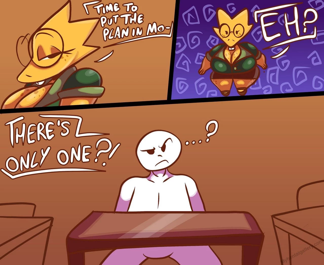 Ms Alphys Class porn comic picture 5