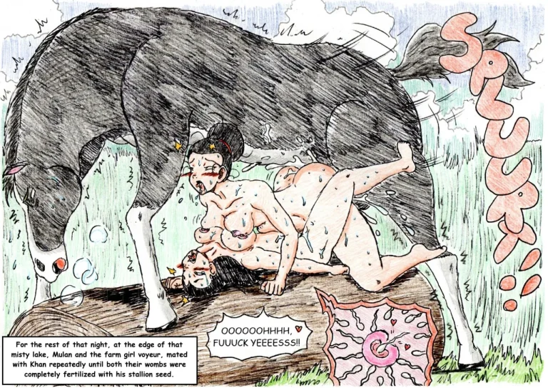Mulan Night Bathing porn comic picture 25