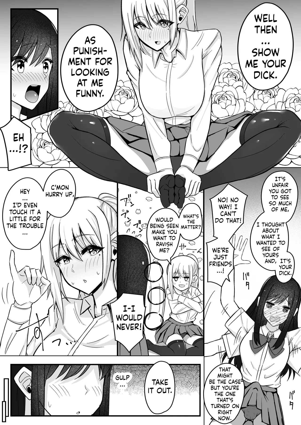 Muttsuri Futanari-chan wa Tomodachi ni Yokujou shiteru! porn comic picture 10