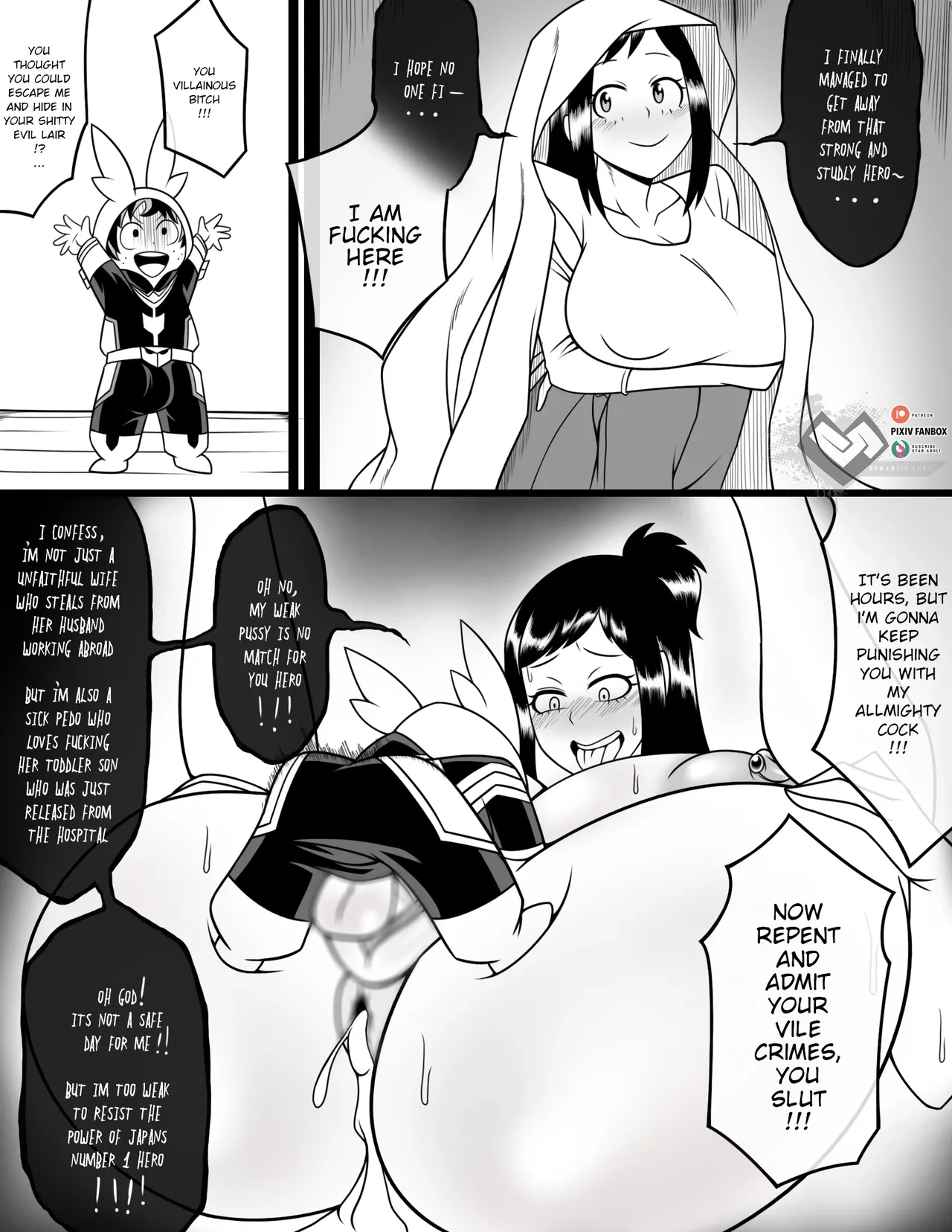 My Degenerate Academia porn comic picture 1