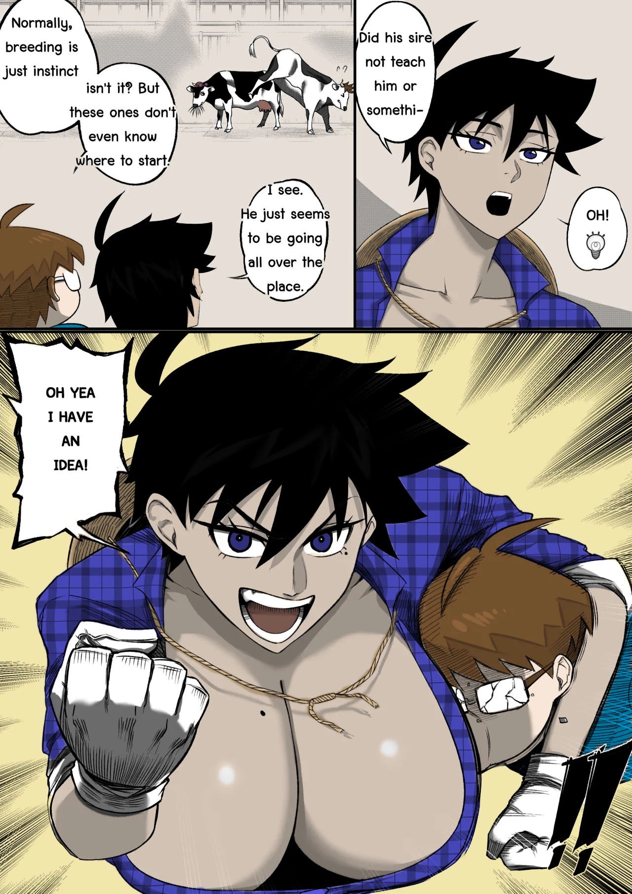 My Farmer Aunt is having a problem porn comic picture 2
