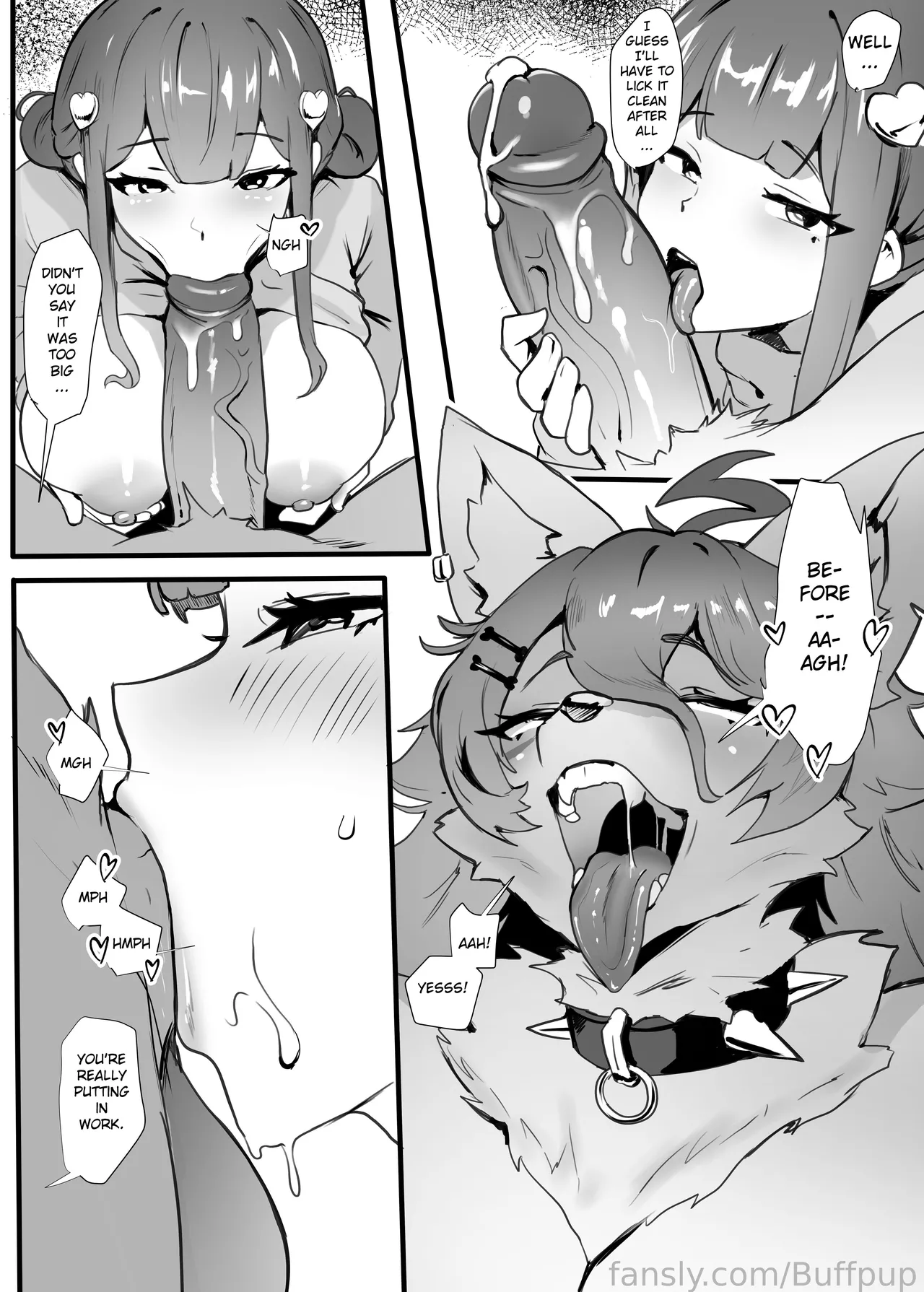My Friend Buffpup can grow a cock porn comic picture 11