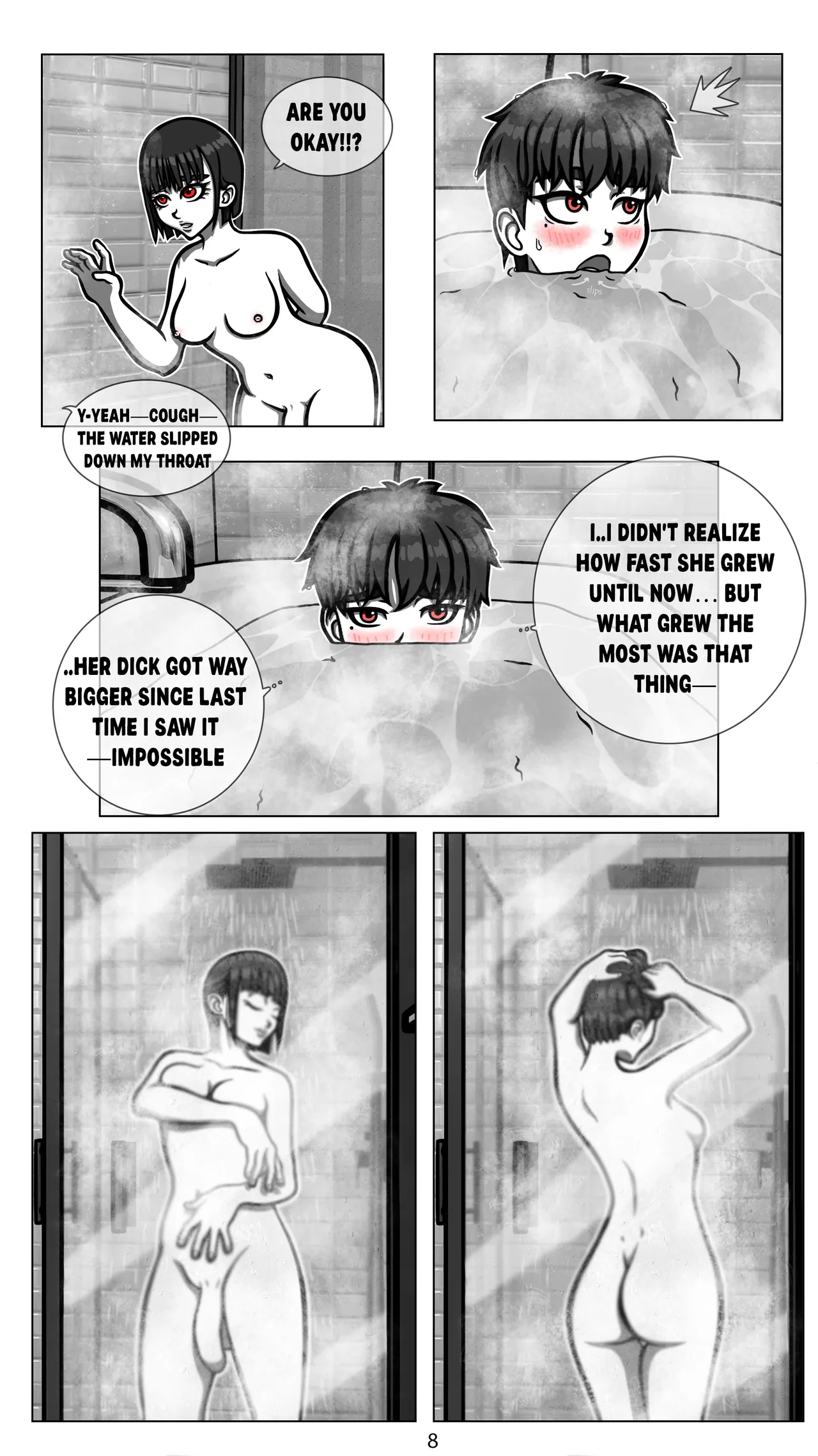My Goth Futa Sis Is Huge porn comic picture 10