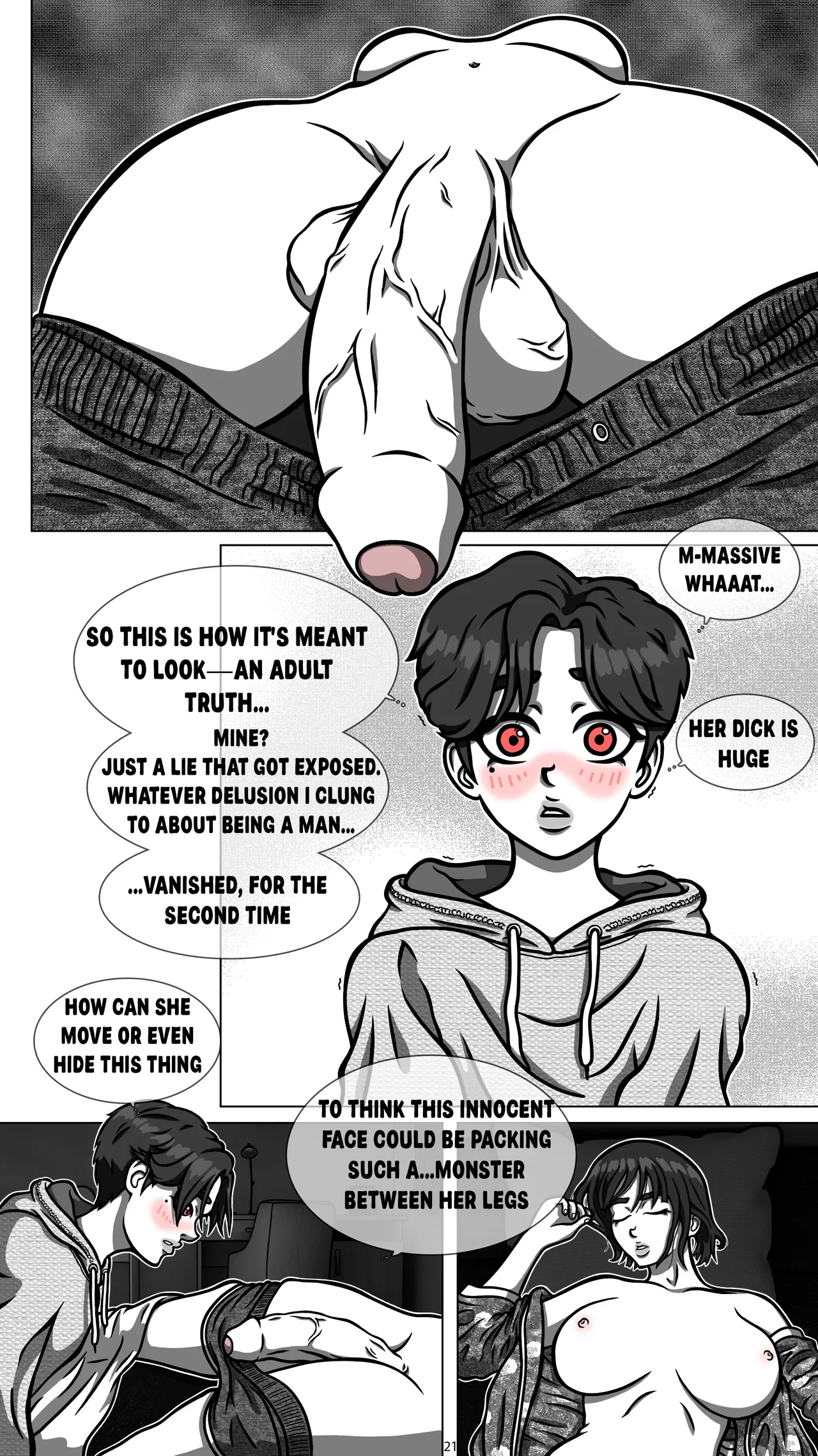 My Goth Futa Sis Is Huge porn comic picture 23