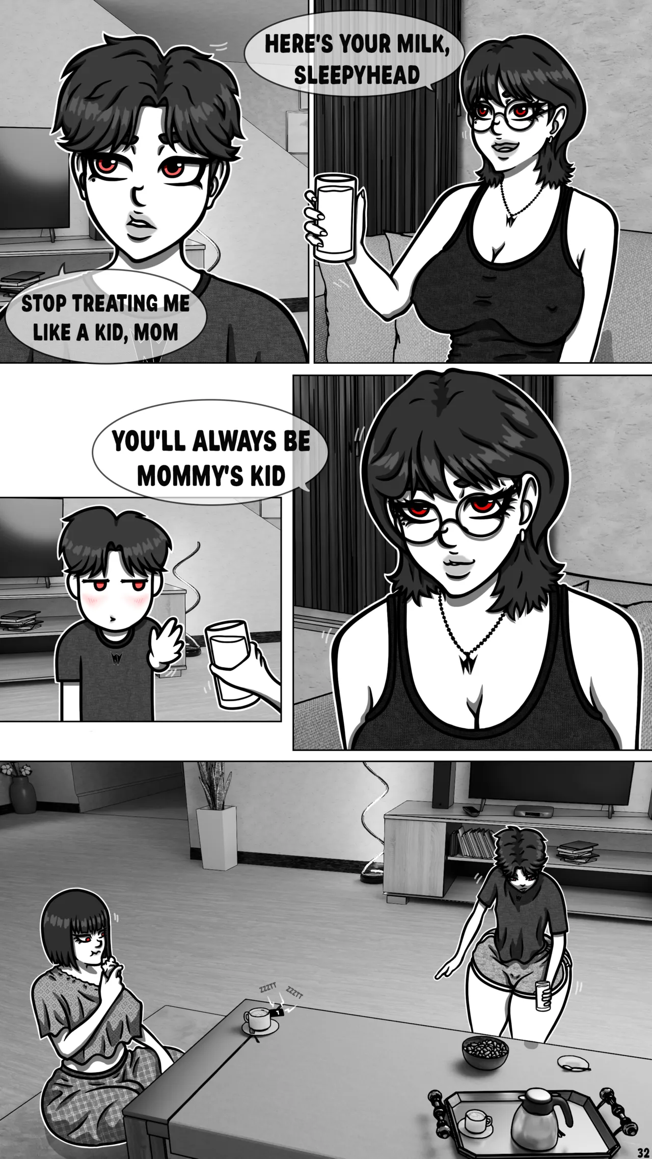 My Goth Futa Sis Is Huge porn comic picture 34
