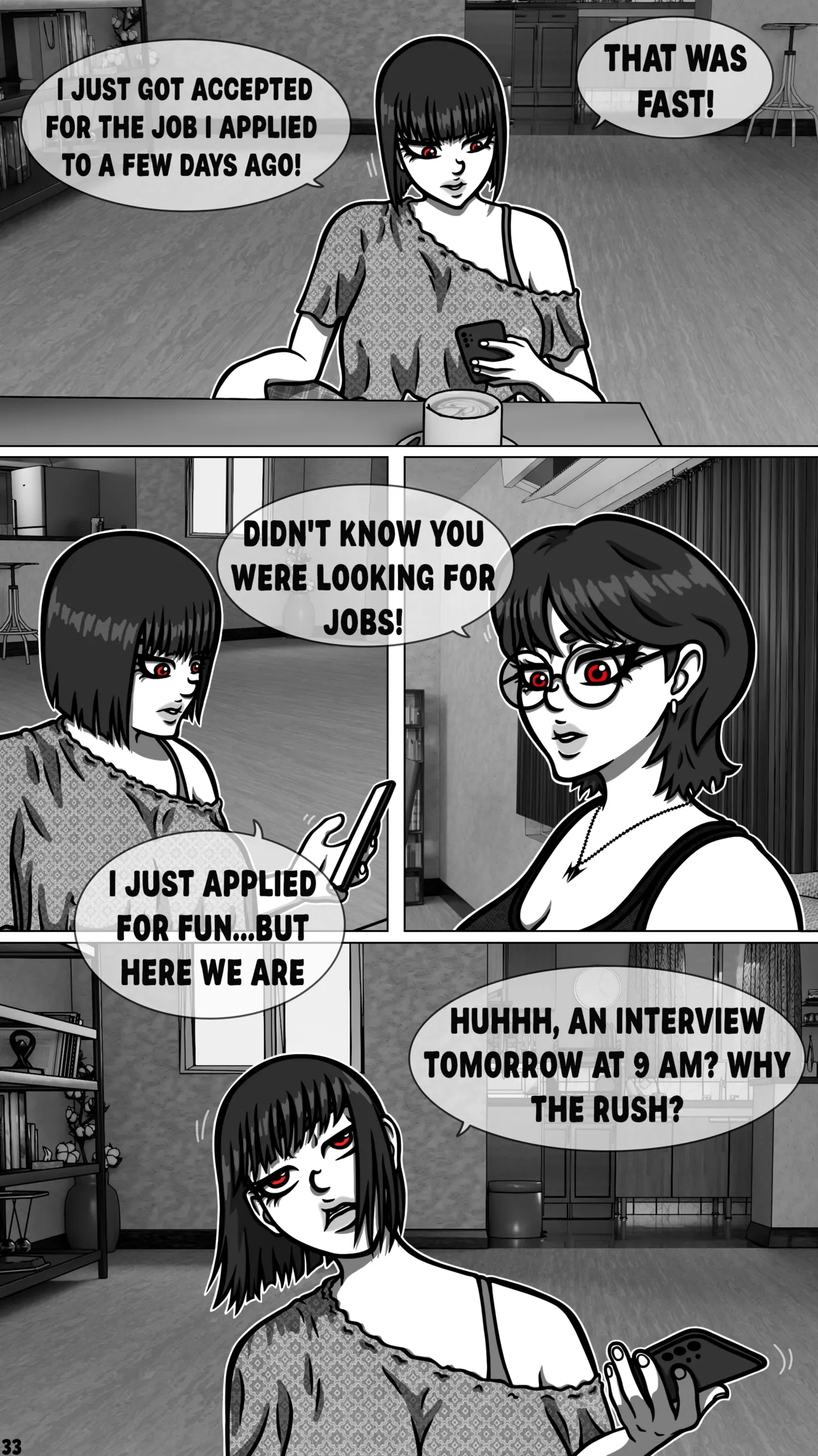 My Goth Futa Sis Is Huge porn comic picture 35