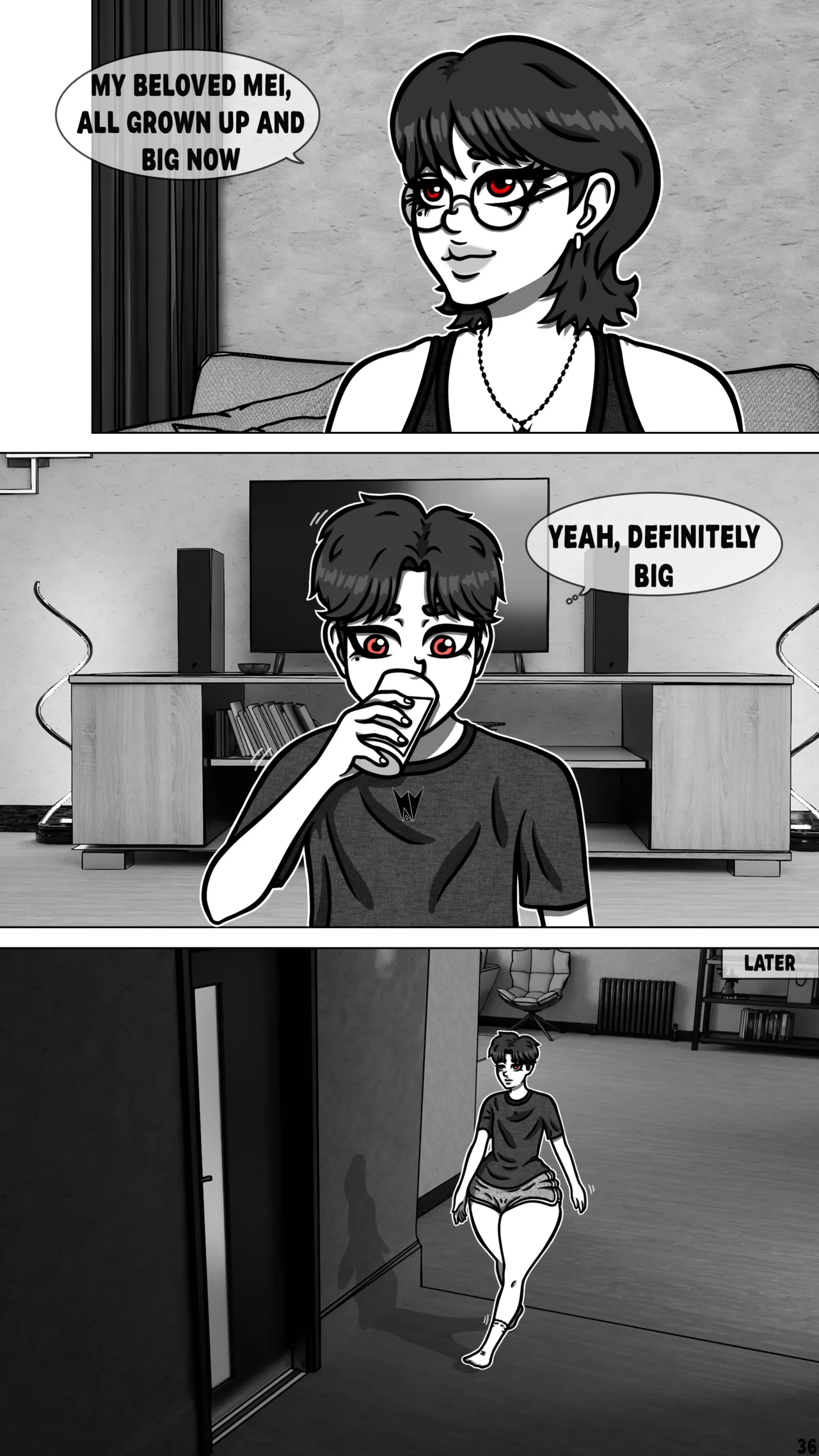 My Goth Futa Sis Is Huge porn comic picture 38